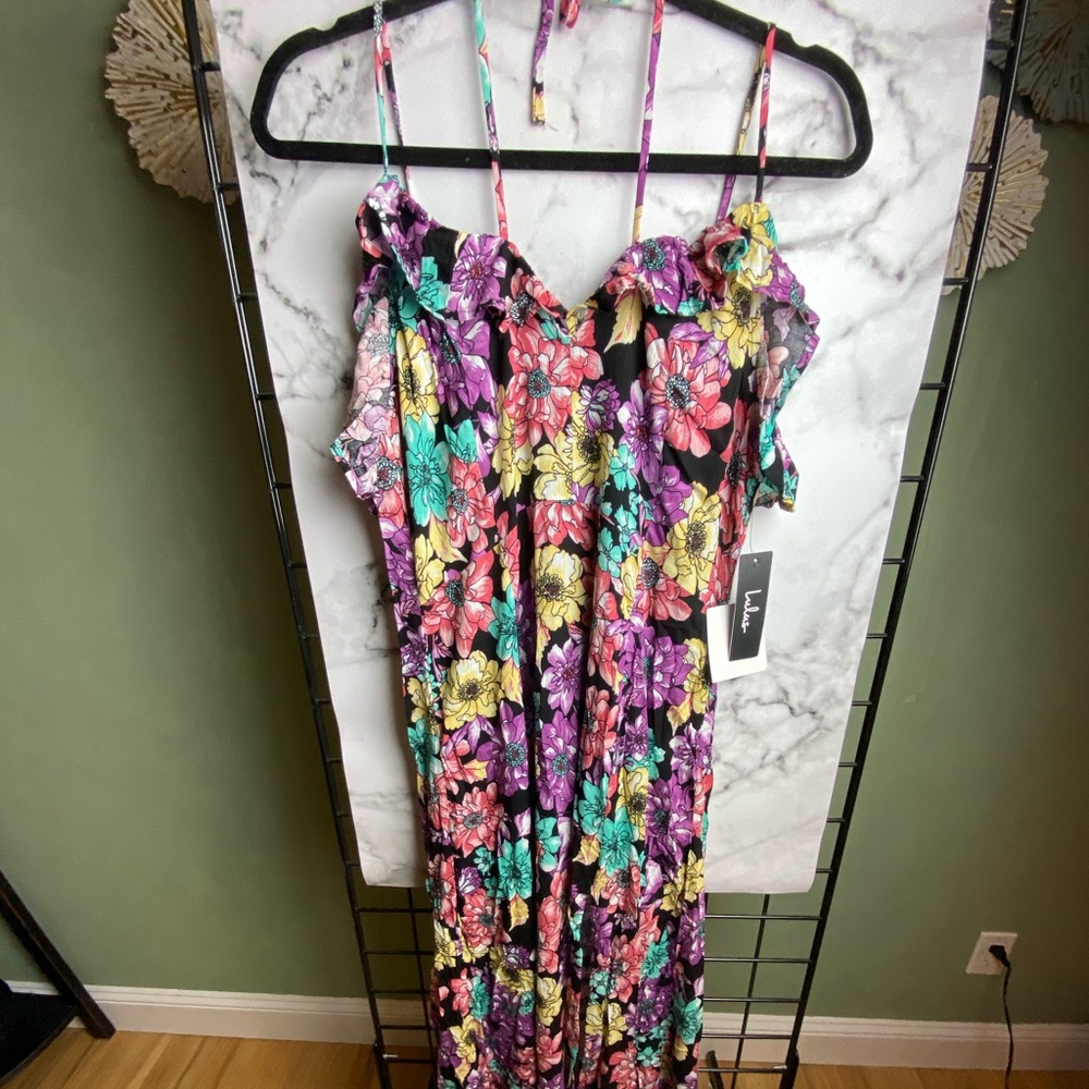 Lulus floral maxi dress